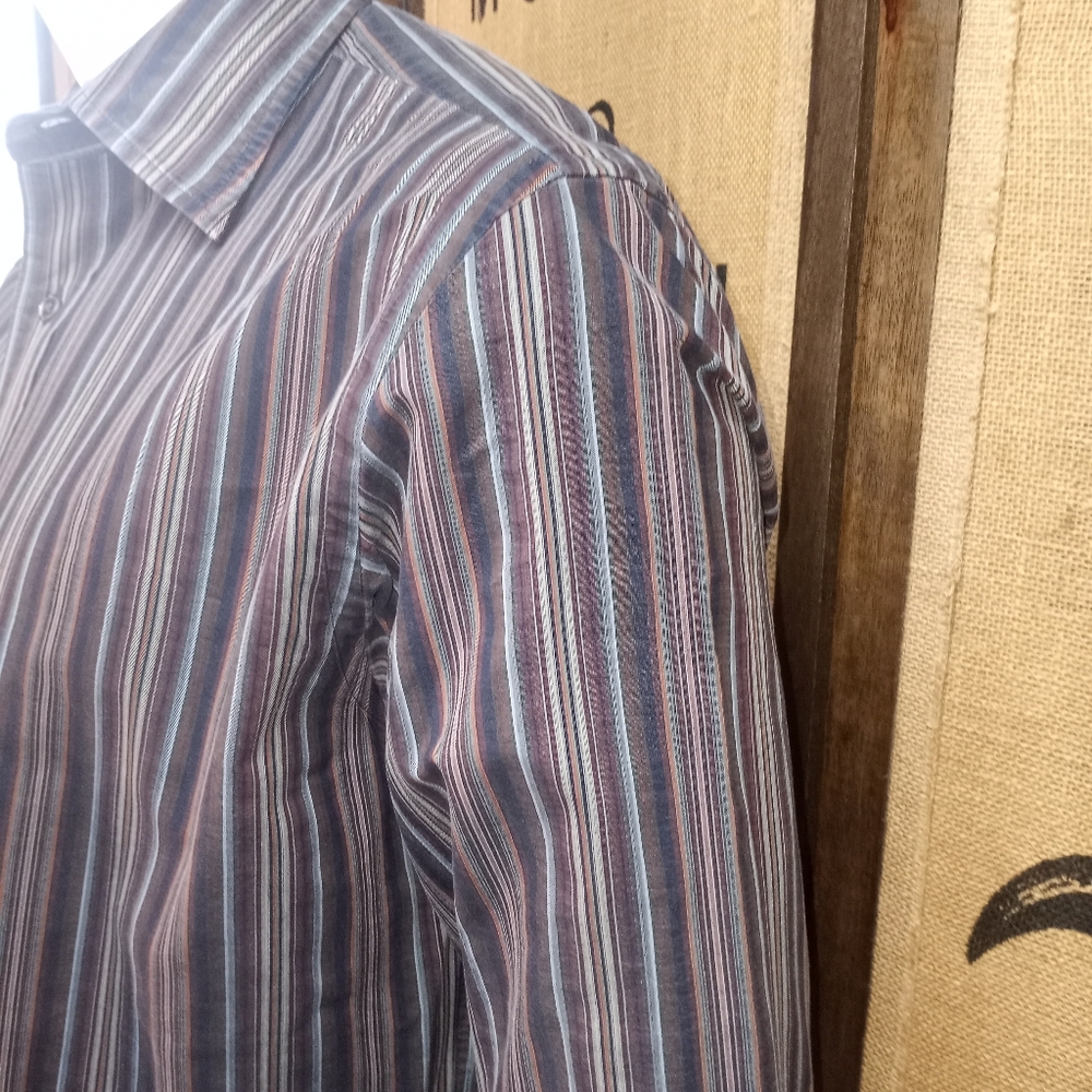 Faconnable Button Up Shirt, M - Picture 3 of 7